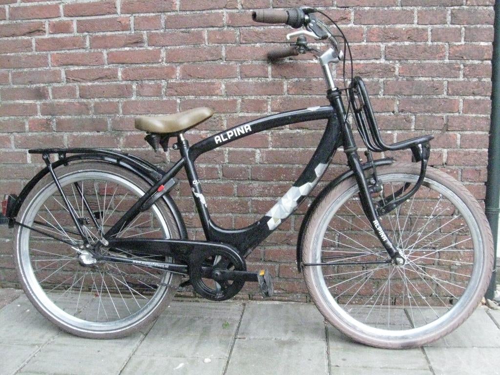 4xAlpina/Cumberland  jongensfiets 3v Wiel 24/26" Fram 43 cm, Ophalen, Handrem, Cortina, Gebruikt