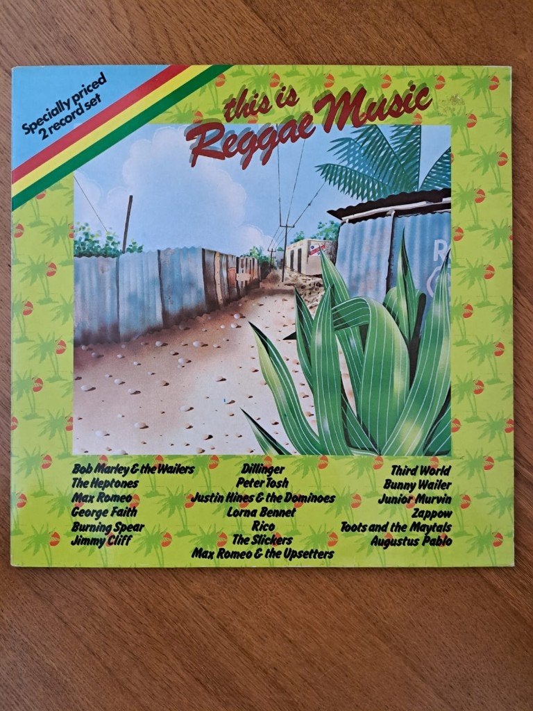 DUBBEL LP Vinyl - Verzamelalbum - This is Reggae Music - '77, Cd's en Dvd's, Gebruikt, Ophalen of Verzenden, Reggae en Ska, Beschermende buitenhoes