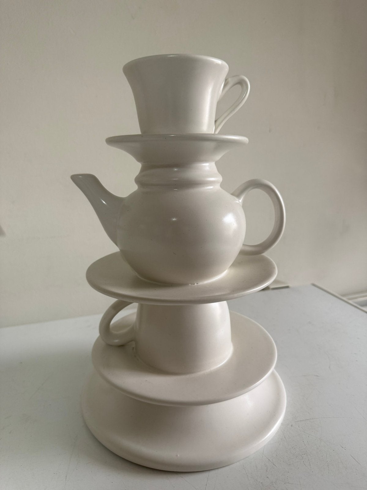 Koffie schotel vaas, Ophalen of Verzenden, Zo goed als nieuw, Overige stijlen, Kop(pen) en/of Schotel(s)
