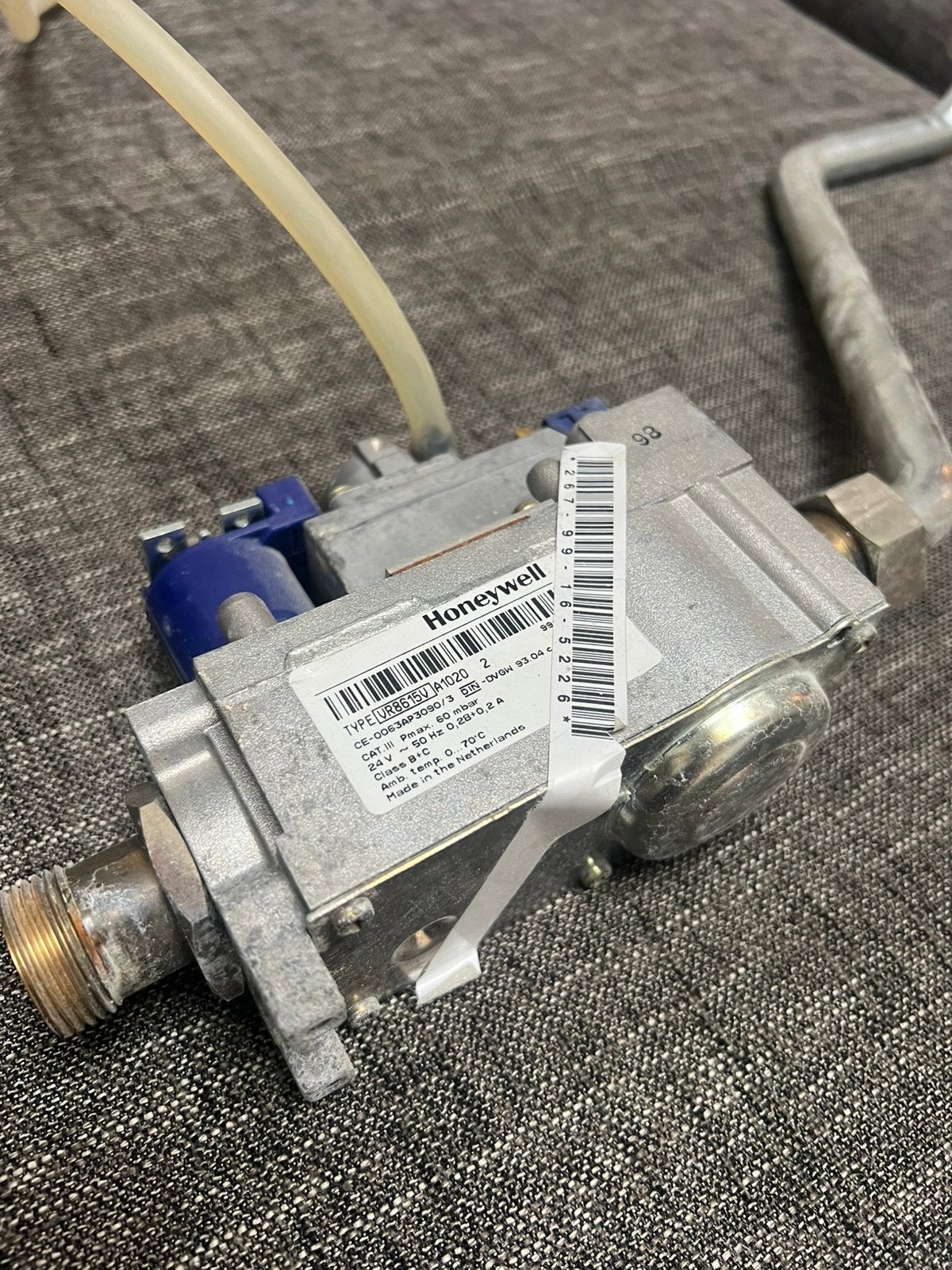 Nefit Gasblok VR8615V A1020 voor Ecomline HR CV-ketel, Minder dan 30 cm, Hoog rendement (Hr), Cv-ketel of Combi-ketel, Minder dan 60 cm