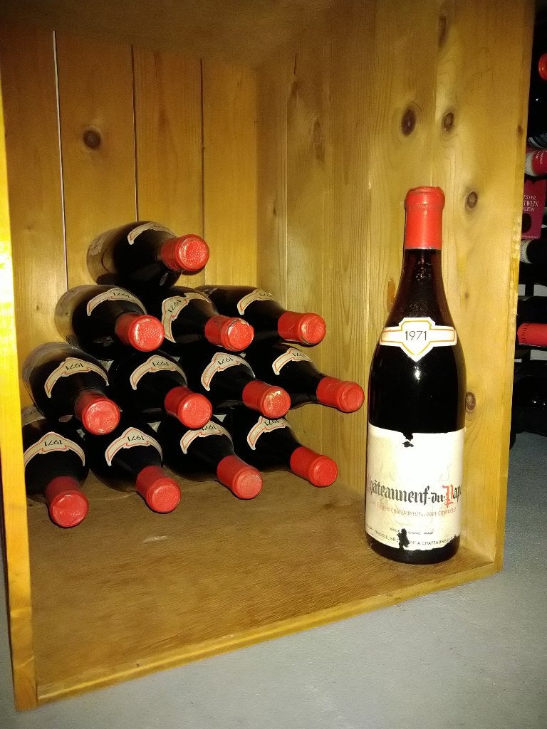 Partij oude wijn - Chateau-Neuf-Du-Pape (18 flessen), 1 koop, Verzamelen, Ophalen, Frankrijk, Zo goed als nieuw, Rode wijn