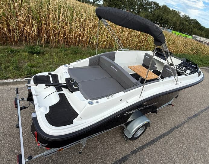 Corsiva 607 Runabout ! BJ 2025 met trailer excl motor, Watersport en Boten, Tender, Carbon, Zo goed als nieuw, Buitenboordmotor