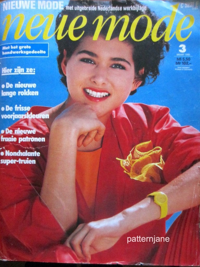 mooie vintage - retro mode   3 x Neue Mode 1983 -85 en 1990, Overige merken, Verzenden, Vrouw, Overige typen