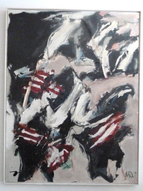 Han le Roy - 8 schilderwerken, Antiek en Kunst, Ophalen