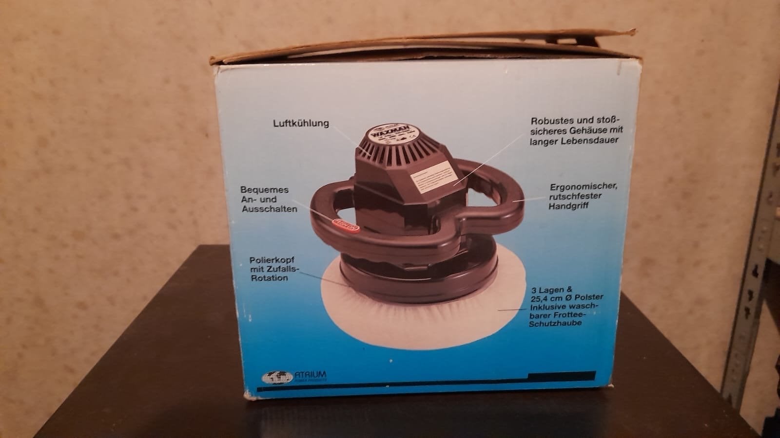 WAXMAN Polijstmachine met luchtkoeling en ergonomische grip, Ophalen, Nieuw