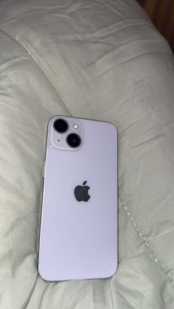 Iphone 14, Telecommunicatie, Mobiele telefoons | Apple iPhone, 128 GB, Paars, Ophalen of Verzenden, Zo goed als nieuw
