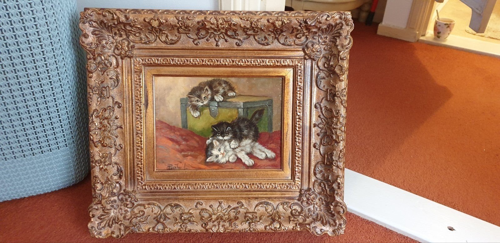 poezen schilderij raaphorst, Antiek en Kunst, Ophalen