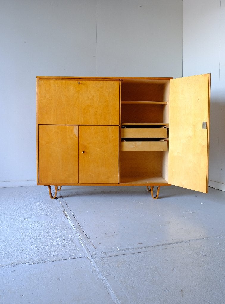 Highboard/Secretaire (Pastoe, CB09, Cees Braakman), Ophalen, 100 tot 150 cm, Zo goed als nieuw, Vintage, dutch design