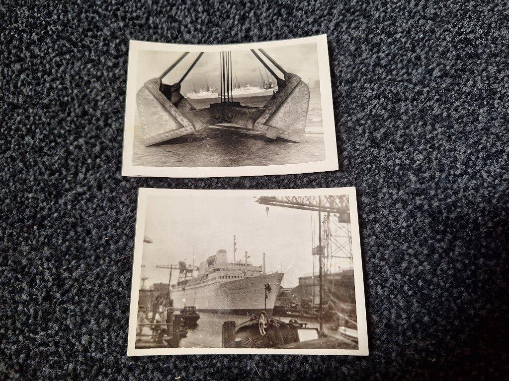 2x Rotterdam Haven 1952, Verzenden, 1940 tot 1960, Zuid-Holland