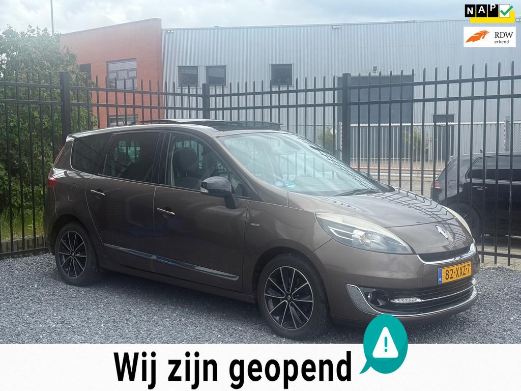 Renault Grand Scénic 1.4 TCe Bose 7p. CLIMA!7PERSOON!NAVI!C, Auto's, Voorwielaandrijving, Euro 5, Gebruikt, Zwart