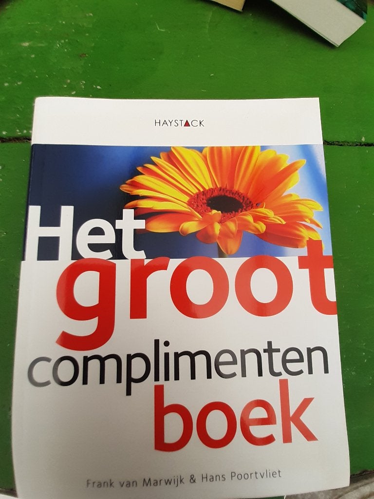 Het groot complimenten boek, Ophalen of Verzenden, Zo goed als nieuw, Frank van Marwijk