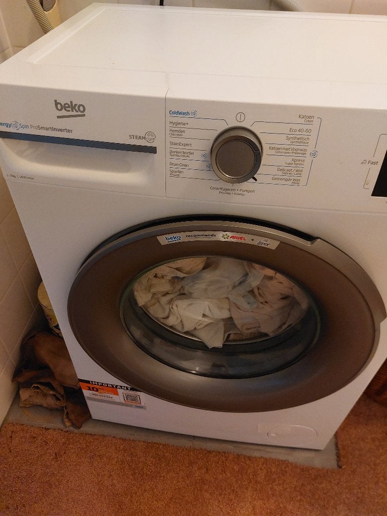 Beko wasmaschine, Witgoed en Apparatuur, Wasmachines, Ophalen, 1200 tot 1600 toeren, Minder dan 85 cm, 4 tot 6 kg