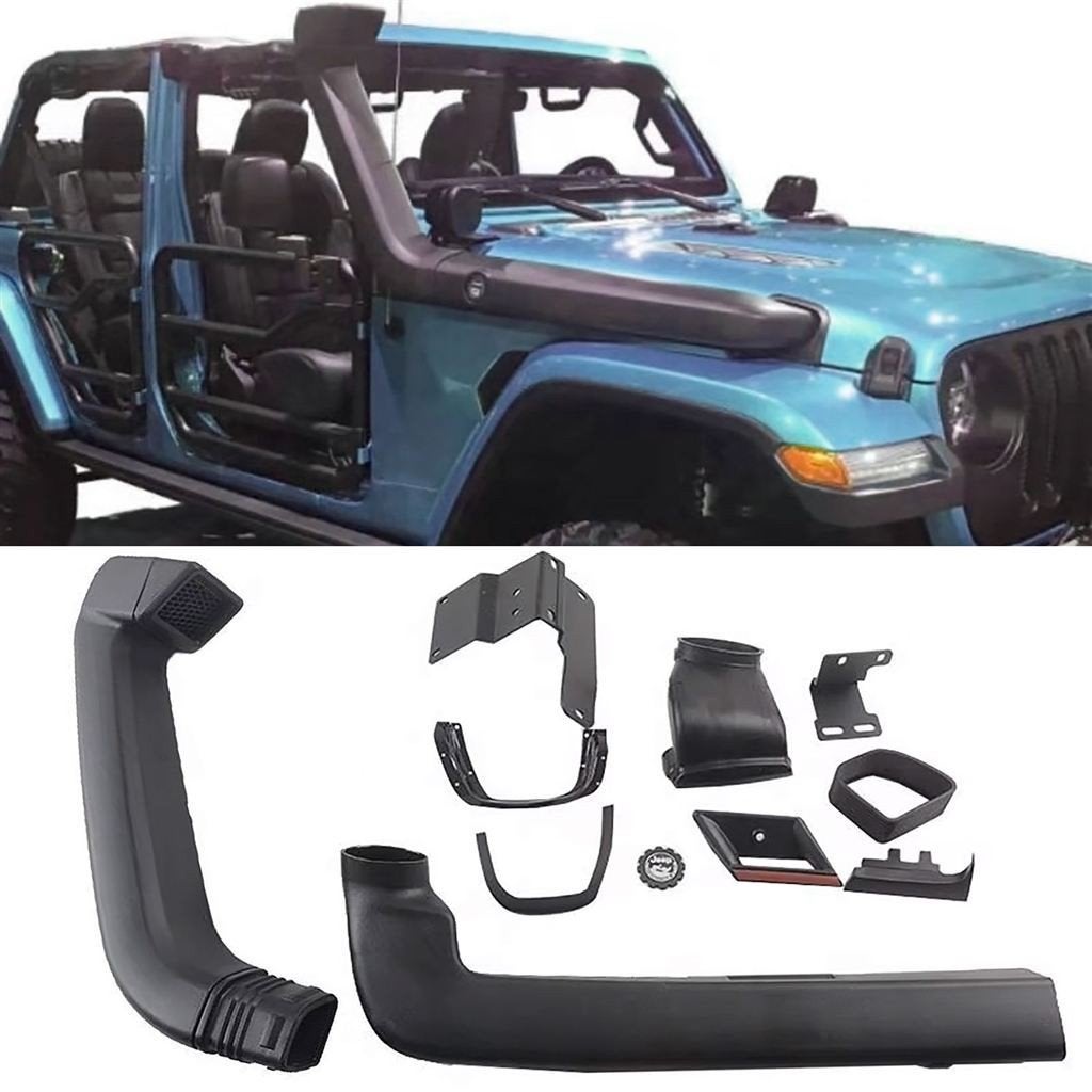 Snorkel Kit Lang Zwart Jeep Wrangler JL Vanaf 2018 Luchtinla