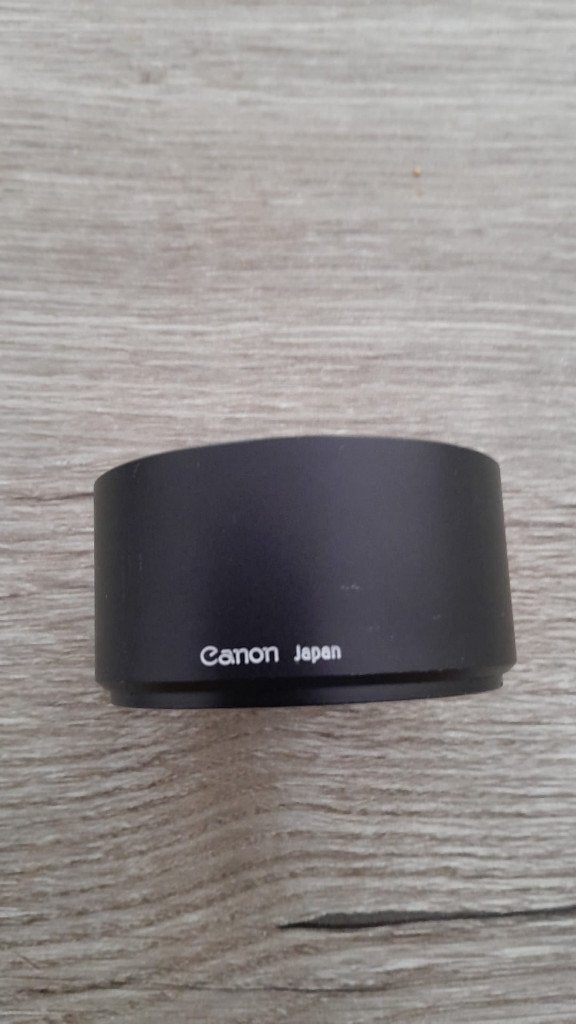 Originele Canon BT-55 metalen zonnekap – Canon FD, Audio, Tv en Foto, Ophalen of Verzenden, Canon, Telelens