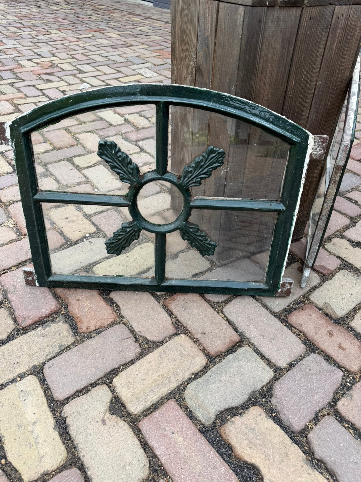 Metalen sier kozijnen, Doe-het-zelf en Verbouw, Ophalen, Zo goed als nieuw, Minder dan 80 cm, Gevelraam of Ruit