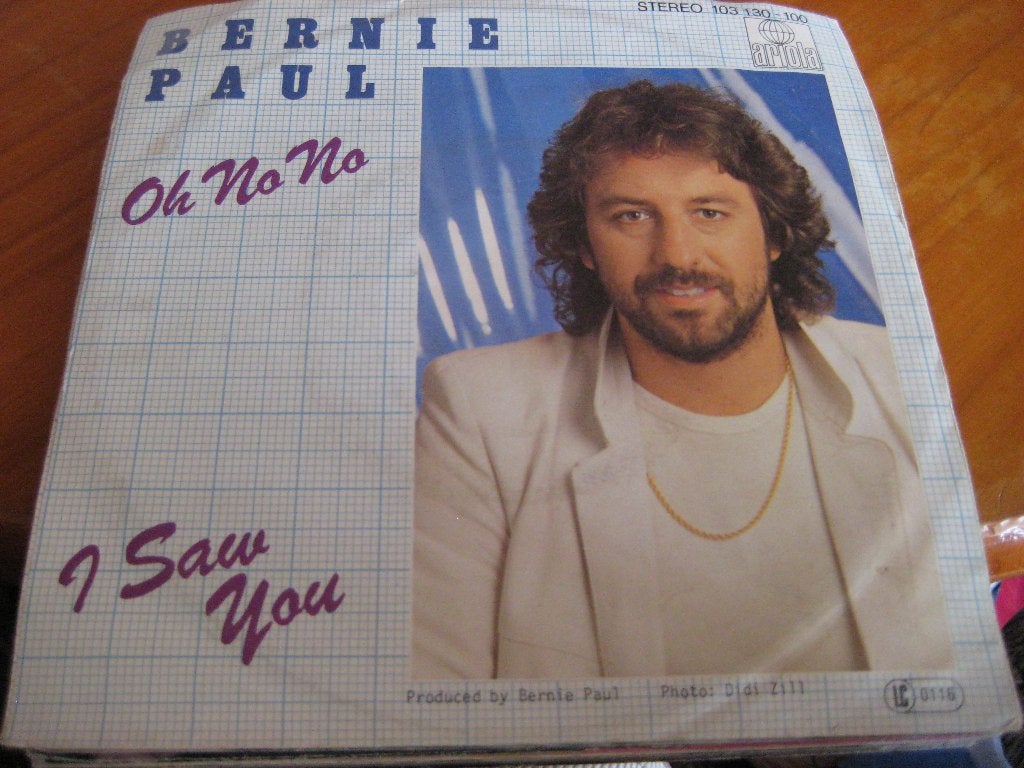 Bernie Paul: Oh no no, Cd's en Dvd's, Ophalen of Verzenden, Zo goed als nieuw, Pop