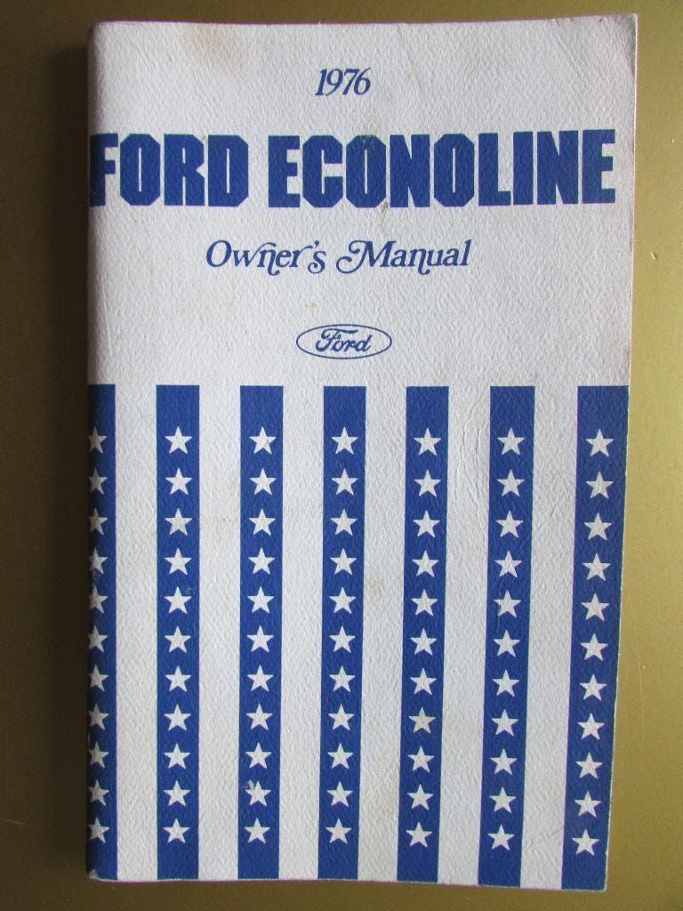 1976 Ford Econoline owner's manual, Engels, Ophalen of Verzenden