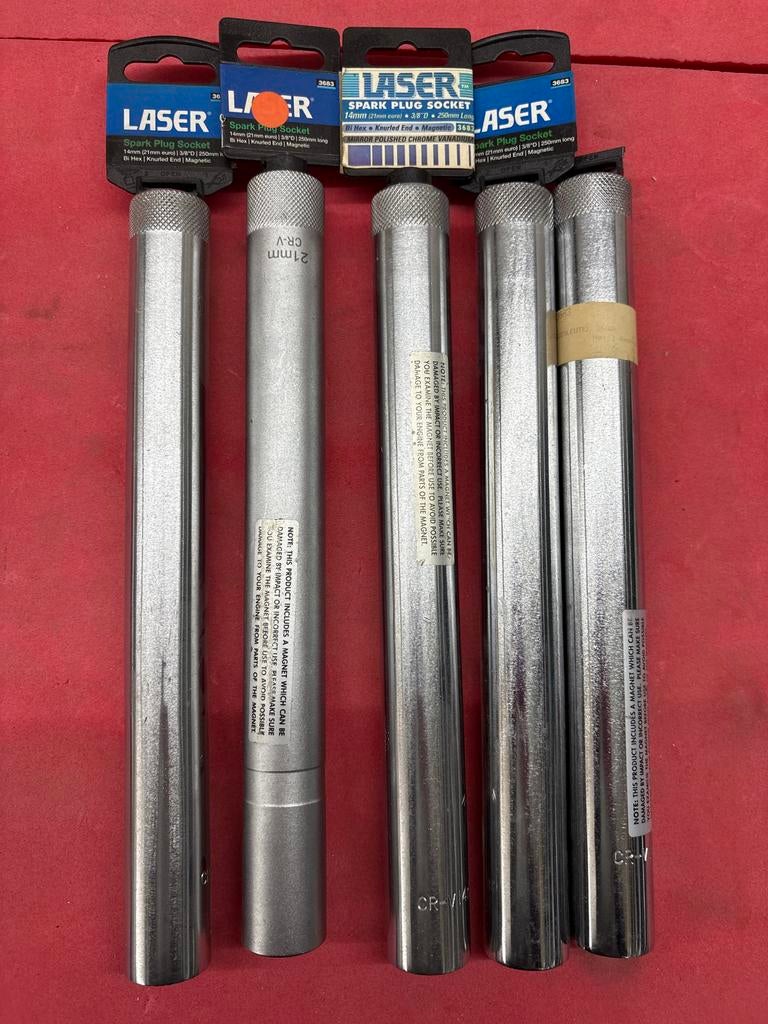 Laser bougiesleutel 14mm 250mm lang, Nieuw, Laser, Laser, Laser