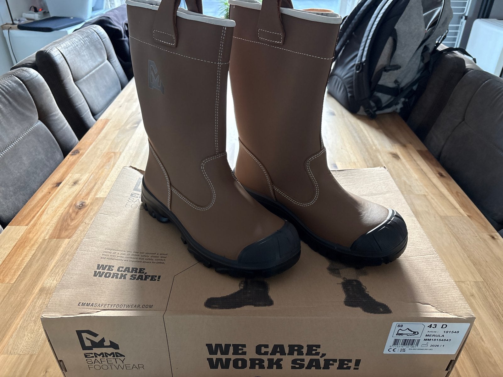 Nieuwe Emma Safety Footwear Merula S3 veiligheidslaarzen, Ophalen of Verzenden, Nieuw