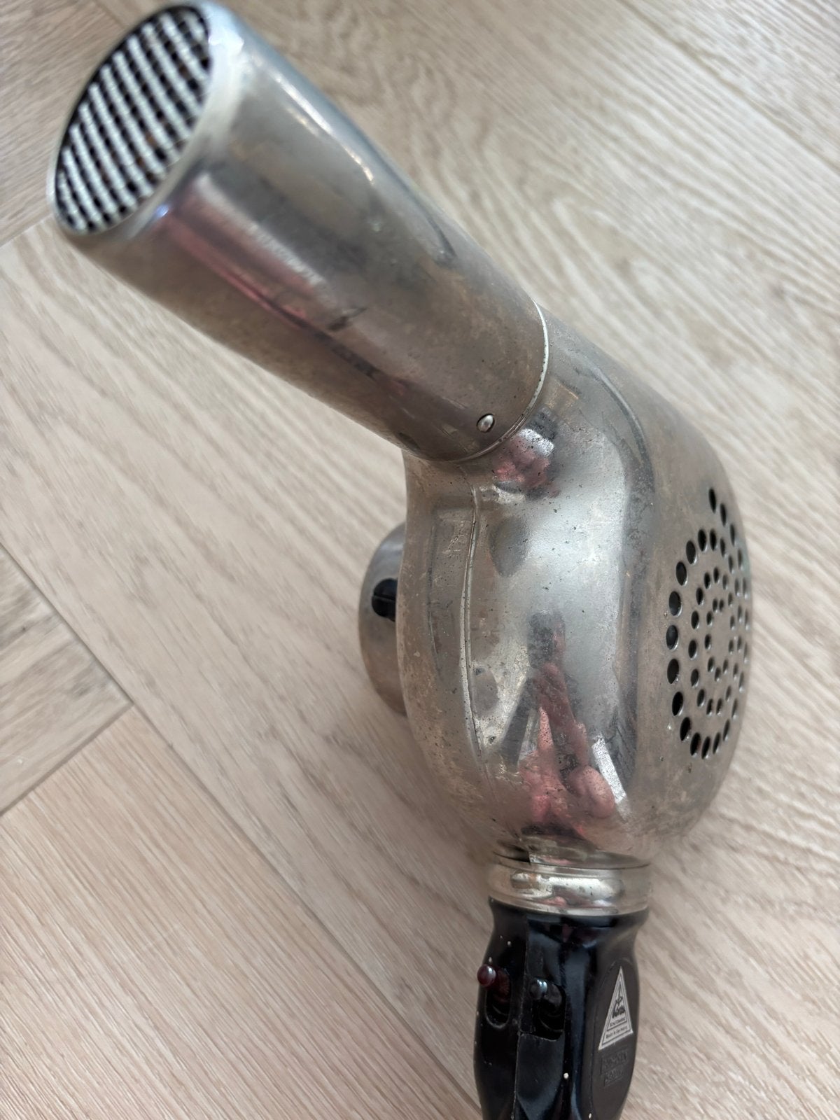 Vintage Föhn Jaren '60 - Chroom & Bakeliet Decoratie, Ophalen of Verzenden