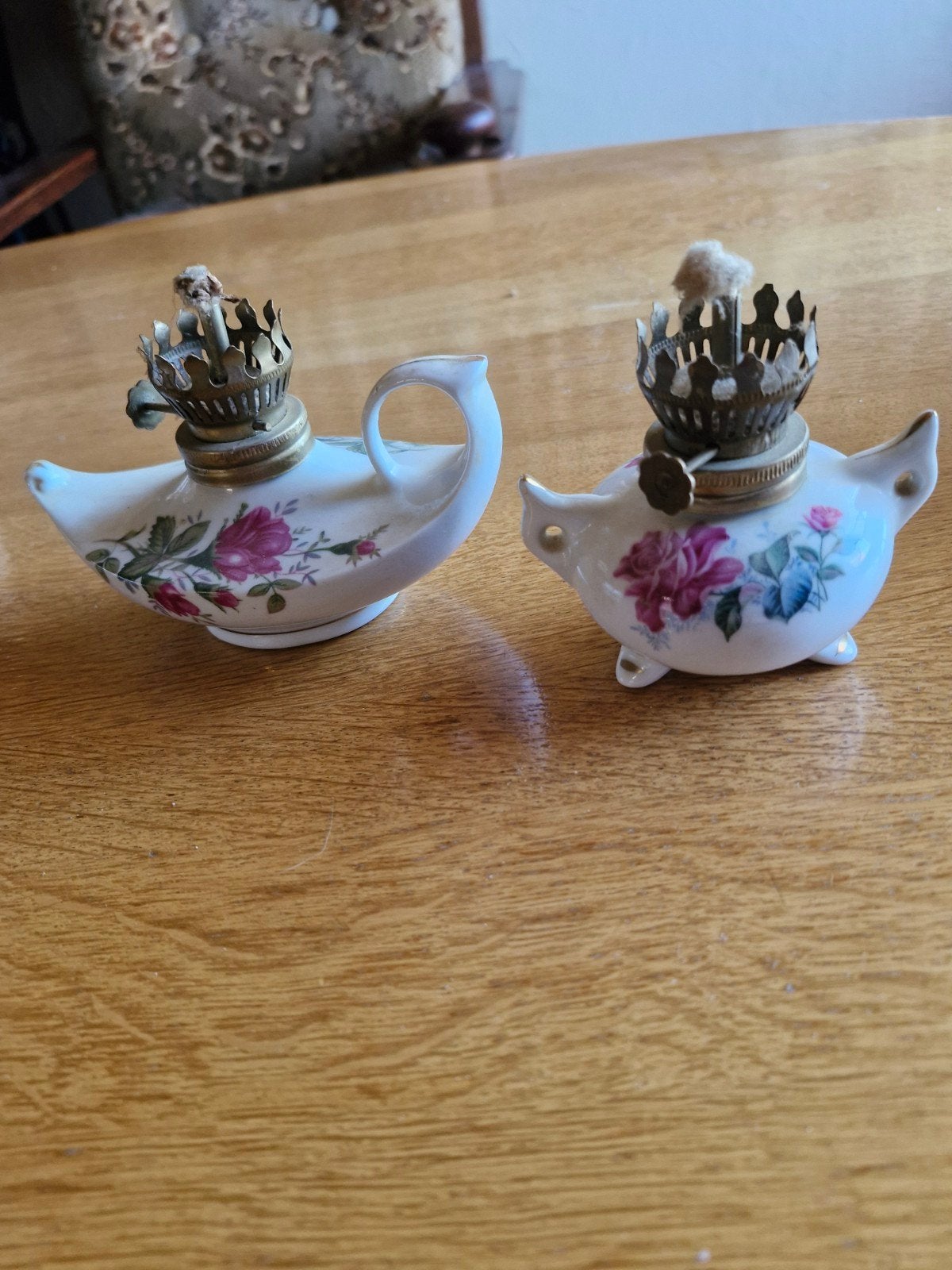 2 olielampjes, Ophalen, Zo goed als nieuw
