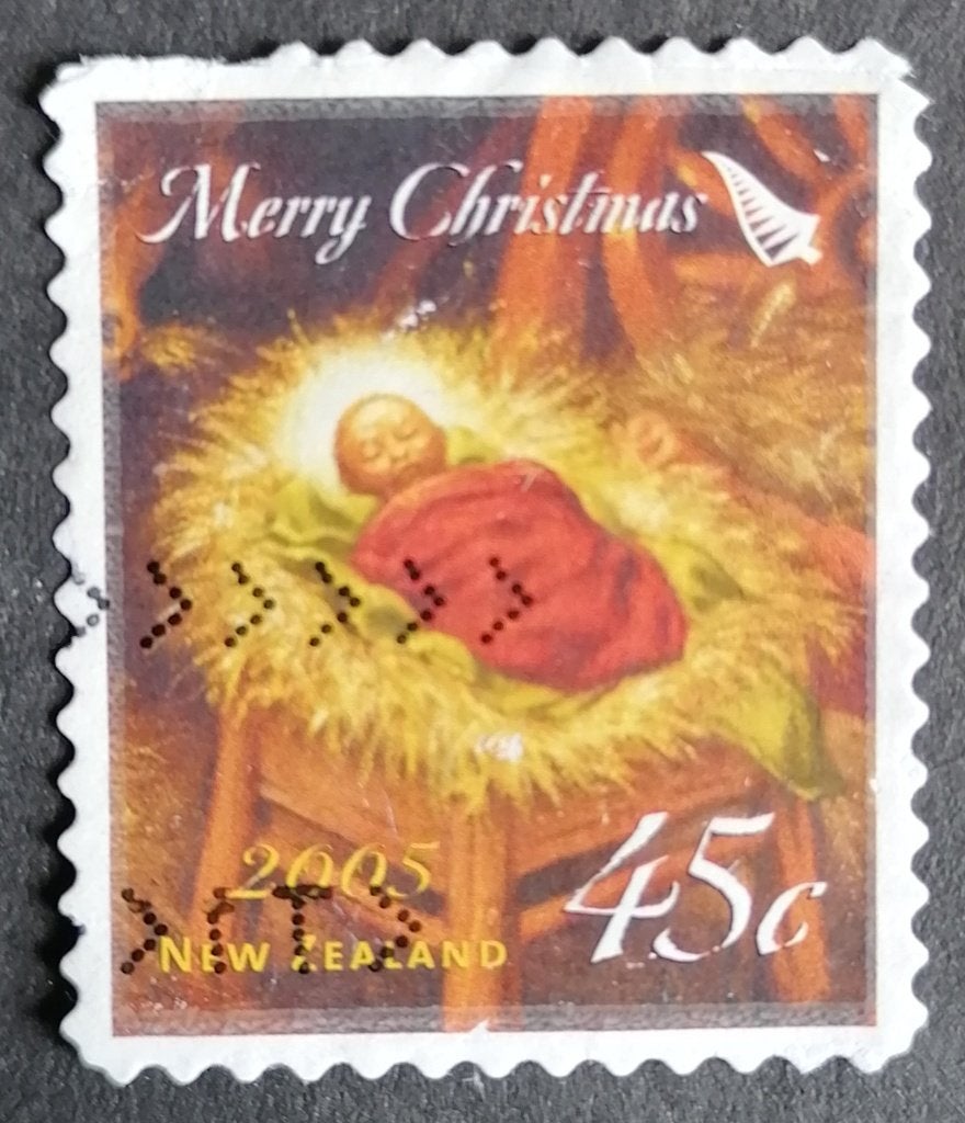 NIEUW-ZEELAND - kerstmis 2005, Postzegels en Munten, Verzenden, Gestempeld