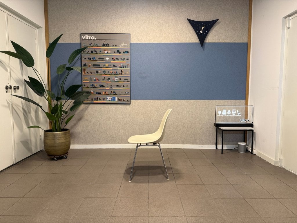 Vitra | Eames | DSX | Parchment en chrome | 2x, Huis en Inrichting, Stoelen, Vitra, Gebruikt, Twee, Vitra Artifort Cassina Fritz Hansen Eames Gispen Pastoe Hay