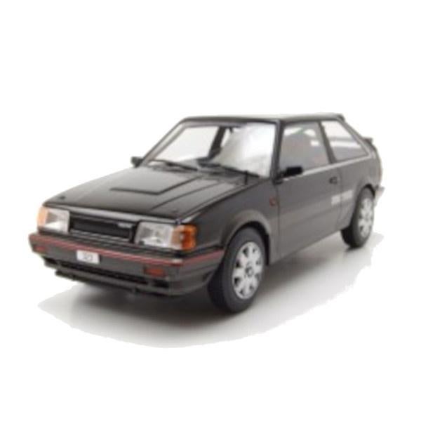 Mazda 323 Turbo 1989 Zwart Modelauto 1/24 Whitebox Nieuw, Overige merken, Whitebox, Auto, Nieuw