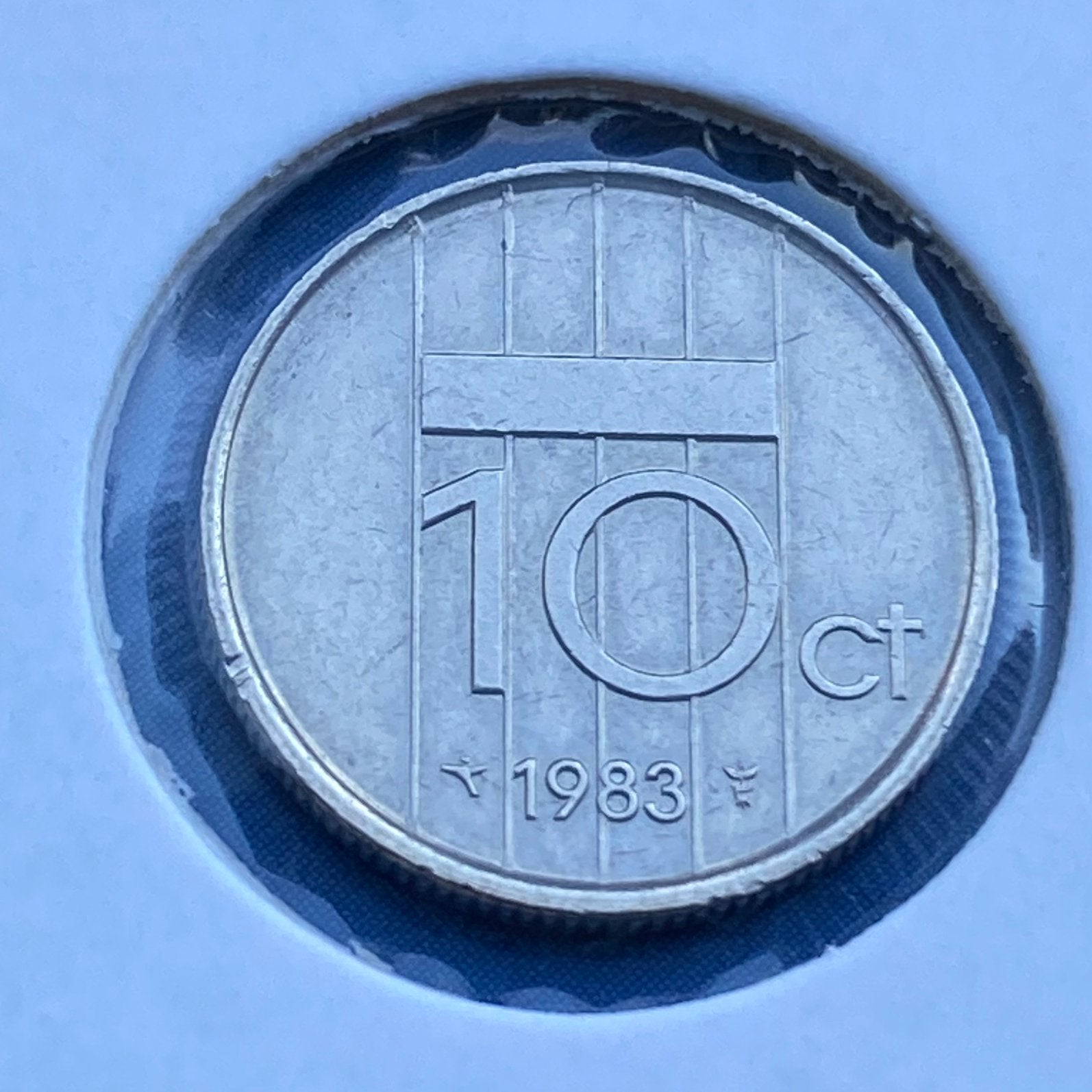 10 Cent / Dubbeltje uit 1983 van Beatrix, Verzenden, Koningin Beatrix, 10 cent, Losse munt