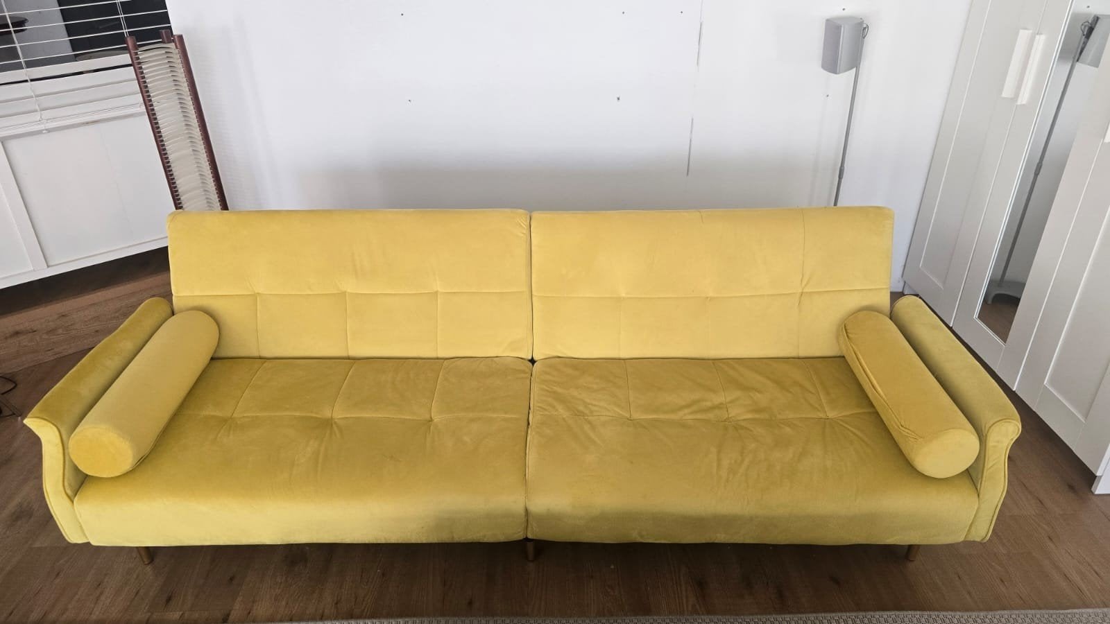 Gele slaapbank - 210x90cm