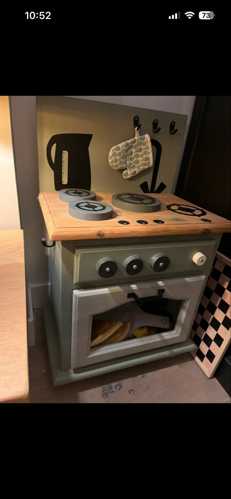 Little Kitchen Speelkeuken Hout - Korting ivm verhuizing, Kinderen en Baby's, Speelgoed | Speelkeukens, Ophalen, Gebruikt, Hout