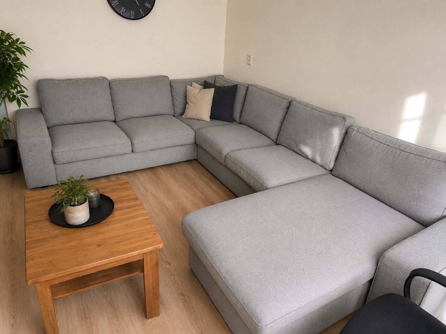 Ikea Kivik 5-zits hoekbank - Zo goed als nieuw, Ophalen, 100 tot 125 cm, Hoekbank, 300 cm of meer
