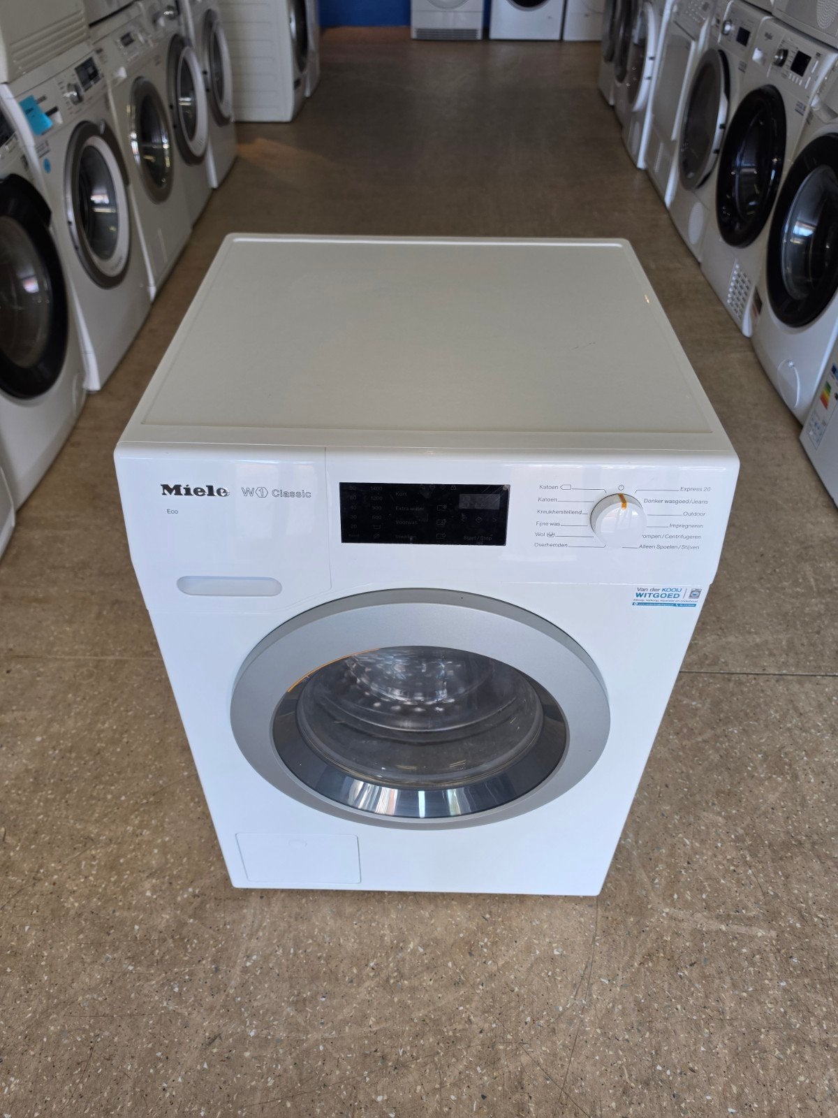 Miele WDB 030 wasmachine | 7 kilo | ZGAN! | Gratis thuis 🚚✅, Jirnsum, Ophalen of Verzenden, Voorlader, Vanderkooijwitgoed@hotmail.com