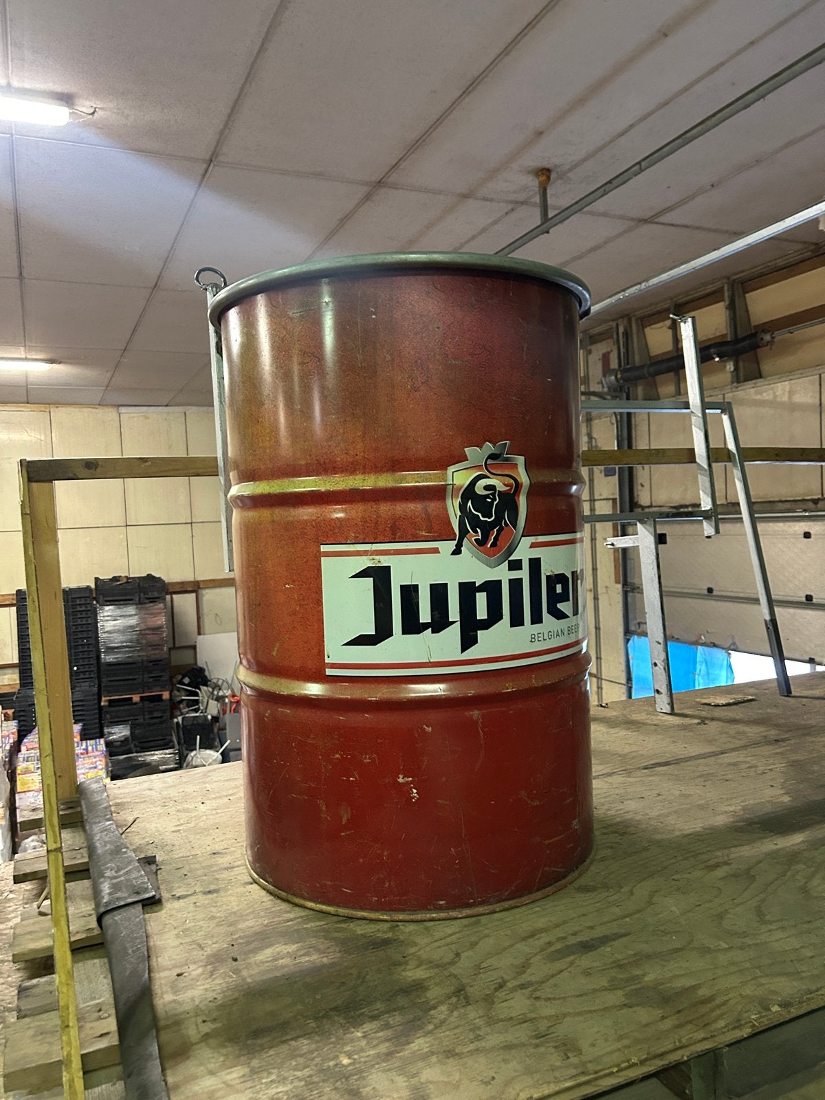 Jupiler biervat / decoratievat, Ophalen of Verzenden, Gebruikt