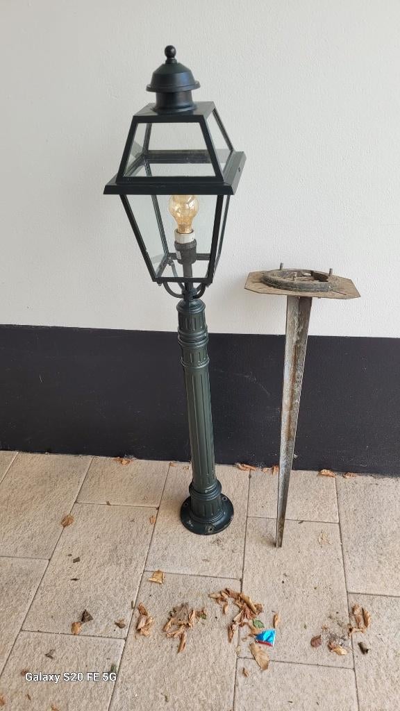 lantarenpalen, Ophalen, Gebruikt, Staande lamp, Aluminium