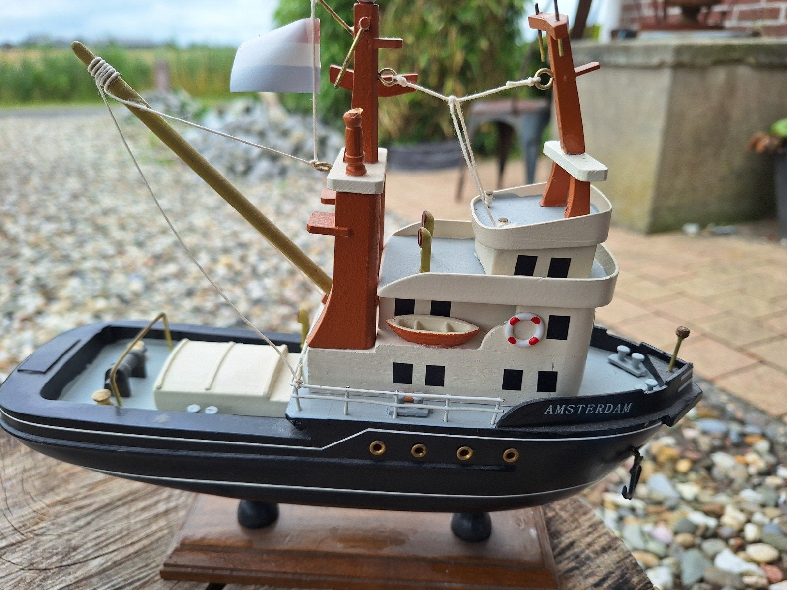 Decoratief scheepsmodel 'Amsterdam', Ophalen of Verzenden, Gebruikt