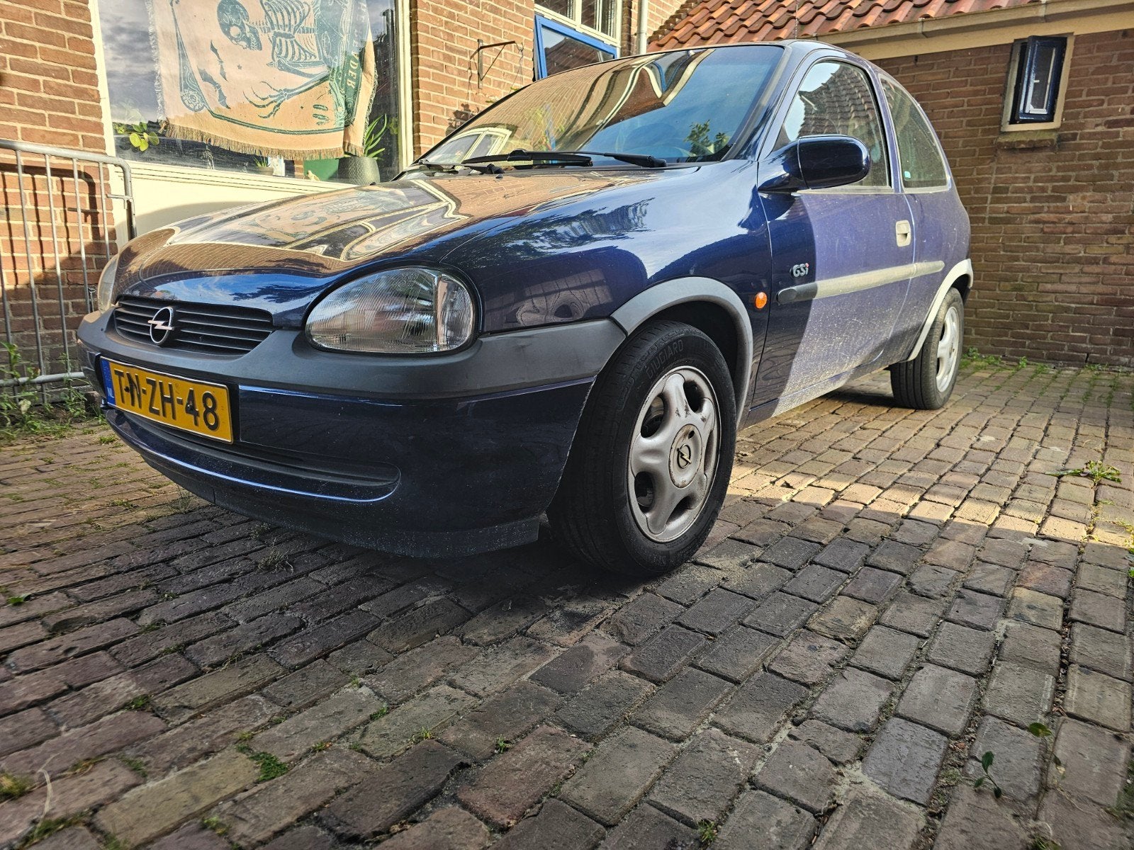 Opel Corsa 1.6 GSI 16V 3D 1998 Blauw, Auto's, Opel, 450 kg, 40 €/maand, 4 cilinders, Blauw