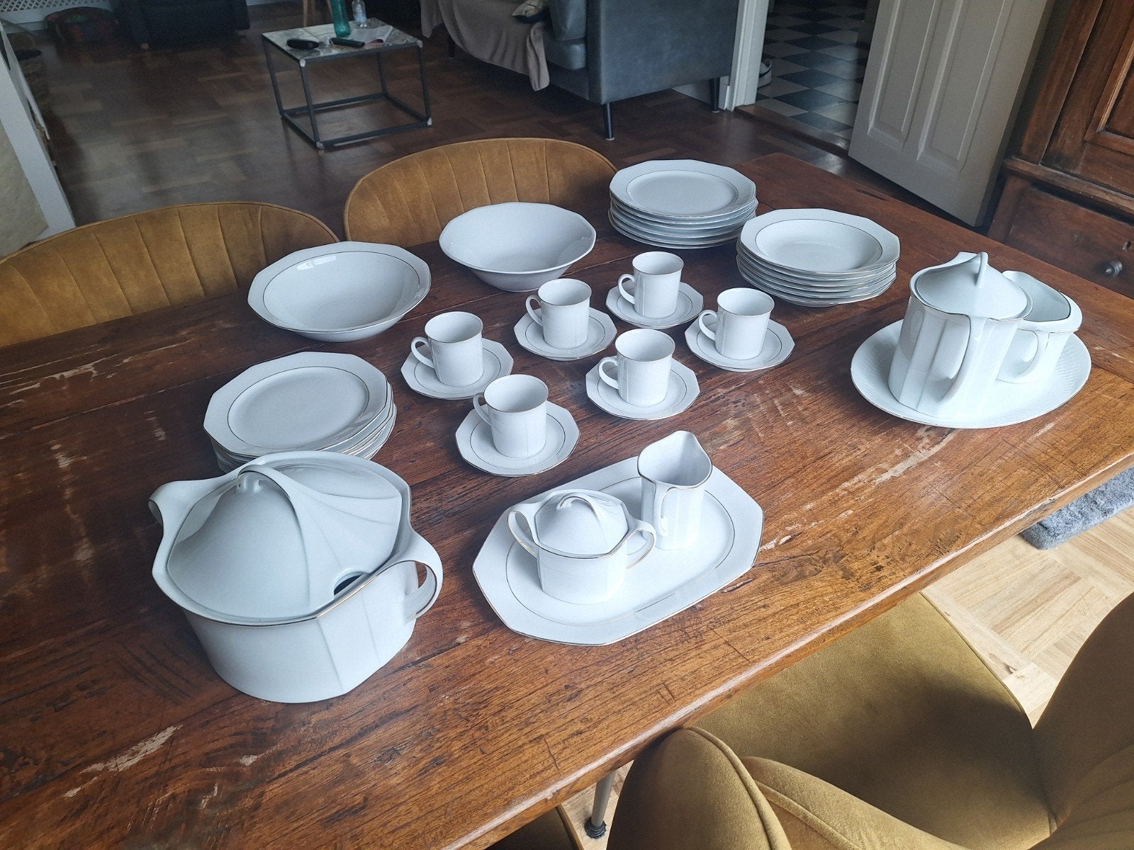 Vintage. Mooi compleet Winterling servies - Bavaria, Antiek en Kunst, Ophalen