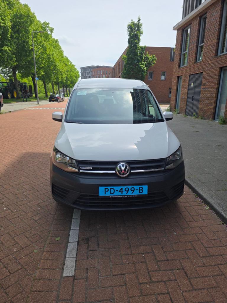 Volkswagen Caddy 1.4 TGI 81KW Maxi Combi 2017 Wit, Auto's, Voorwielaandrijving, 1651 kg, 15 km/l, 4 cilinders