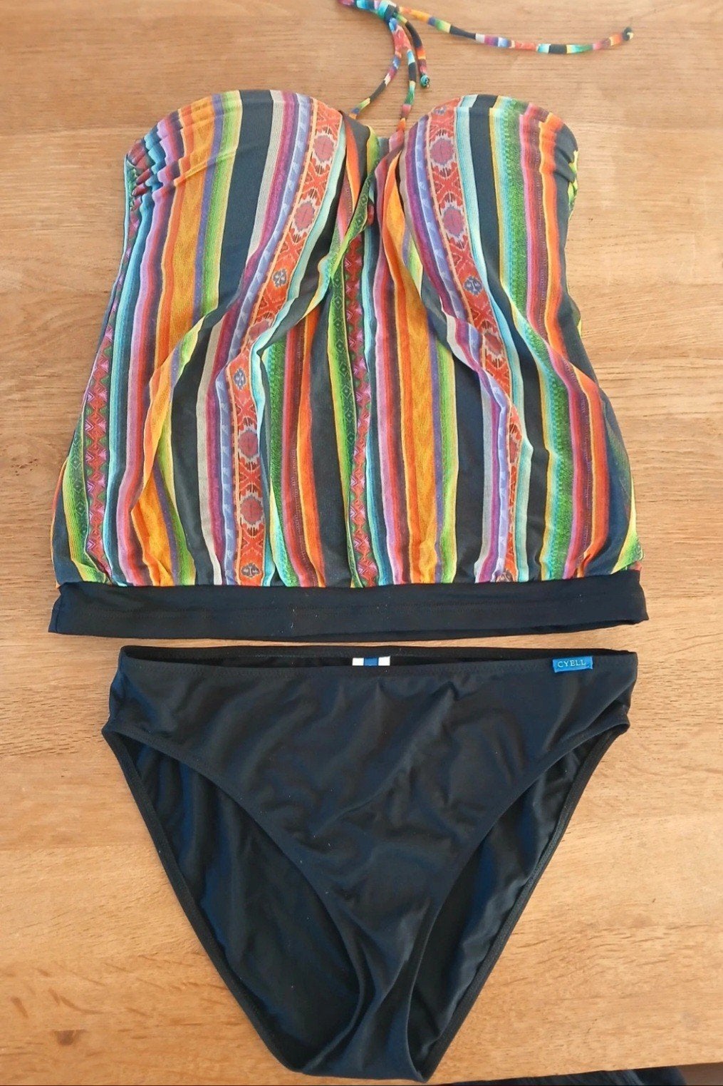 Cyell Tankini Top & Broekje, Kleding | Dames, Badmode en Zwemkleding, Meerkleurig, Ophalen of Verzenden, Zo goed als nieuw, Cyell