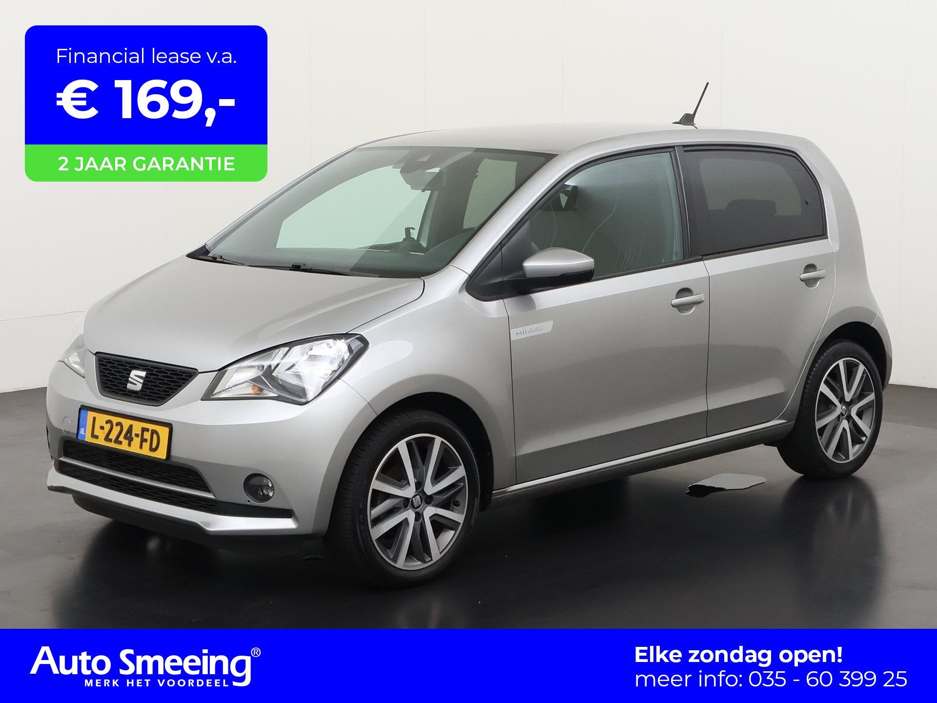 SEAT Mii Electric electric Plus | Stoelverwarming | DriveMii, Auto's, Stof, Mii, Origineel Nederlands, Te koop