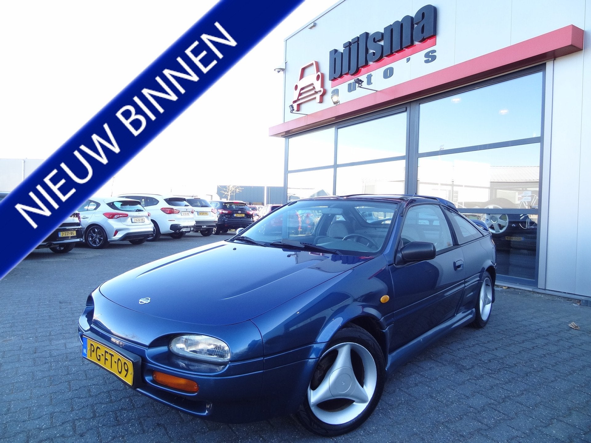 Nissan 100NX 1.6 | NL-AUTO | LMV | TARGA-DAK | AIRCO | GTI S, Voorwielaandrijving, Metallic lak, Cabriolet, Bedrijf