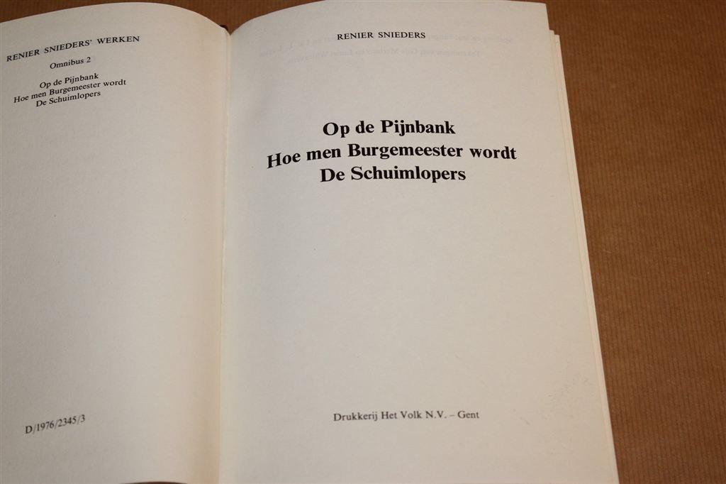Renier Snieders — Omnibus 2 — 3 Verhalen, Ophalen of Verzenden, Gelezen