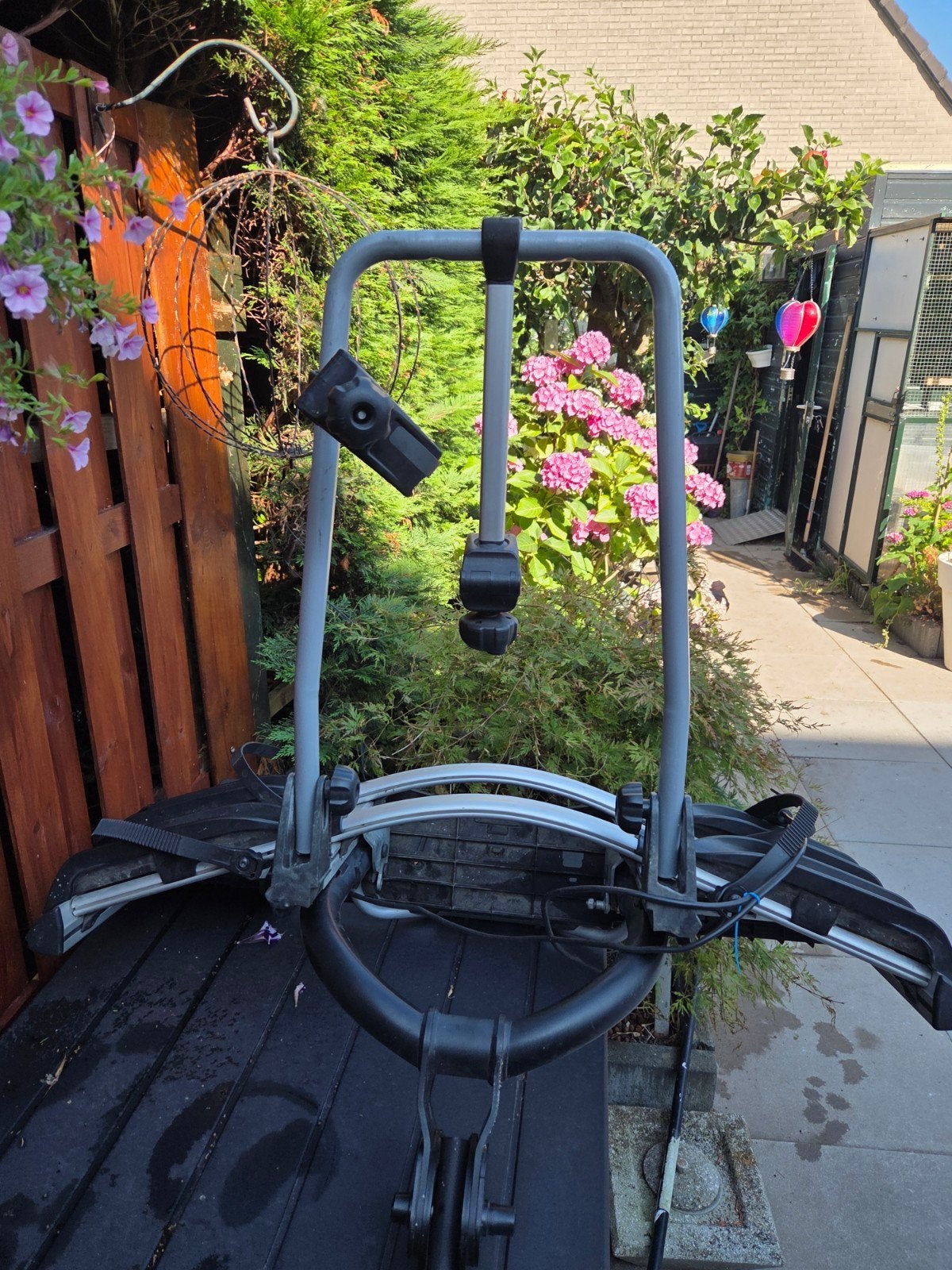 Stevige fietsendrager voor 2 fietsen, Ophalen, Gebruikt, Brede banden, 2 fietsen