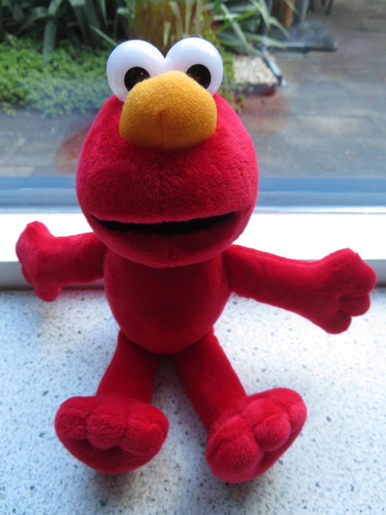 Sesamstraat Elmo Sesame Street Sesame Workshop, Overige typen, Wasbaar, Ophalen of Verzenden, Zo goed als nieuw