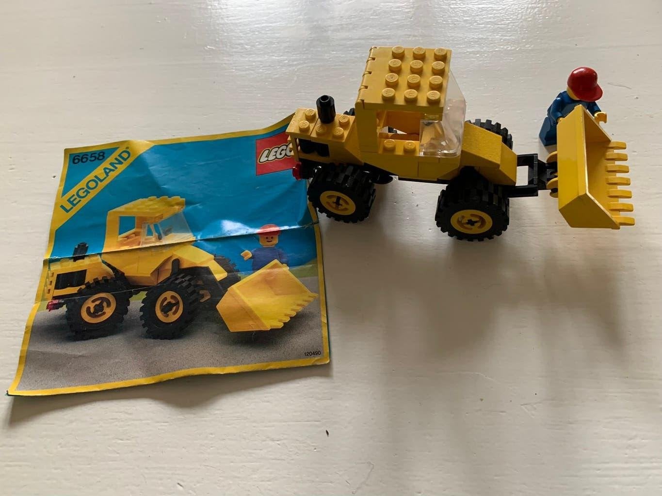 Lego 6658 Bulldozer, Gebruikt, Lego, Ophalen of Verzenden, Compleet