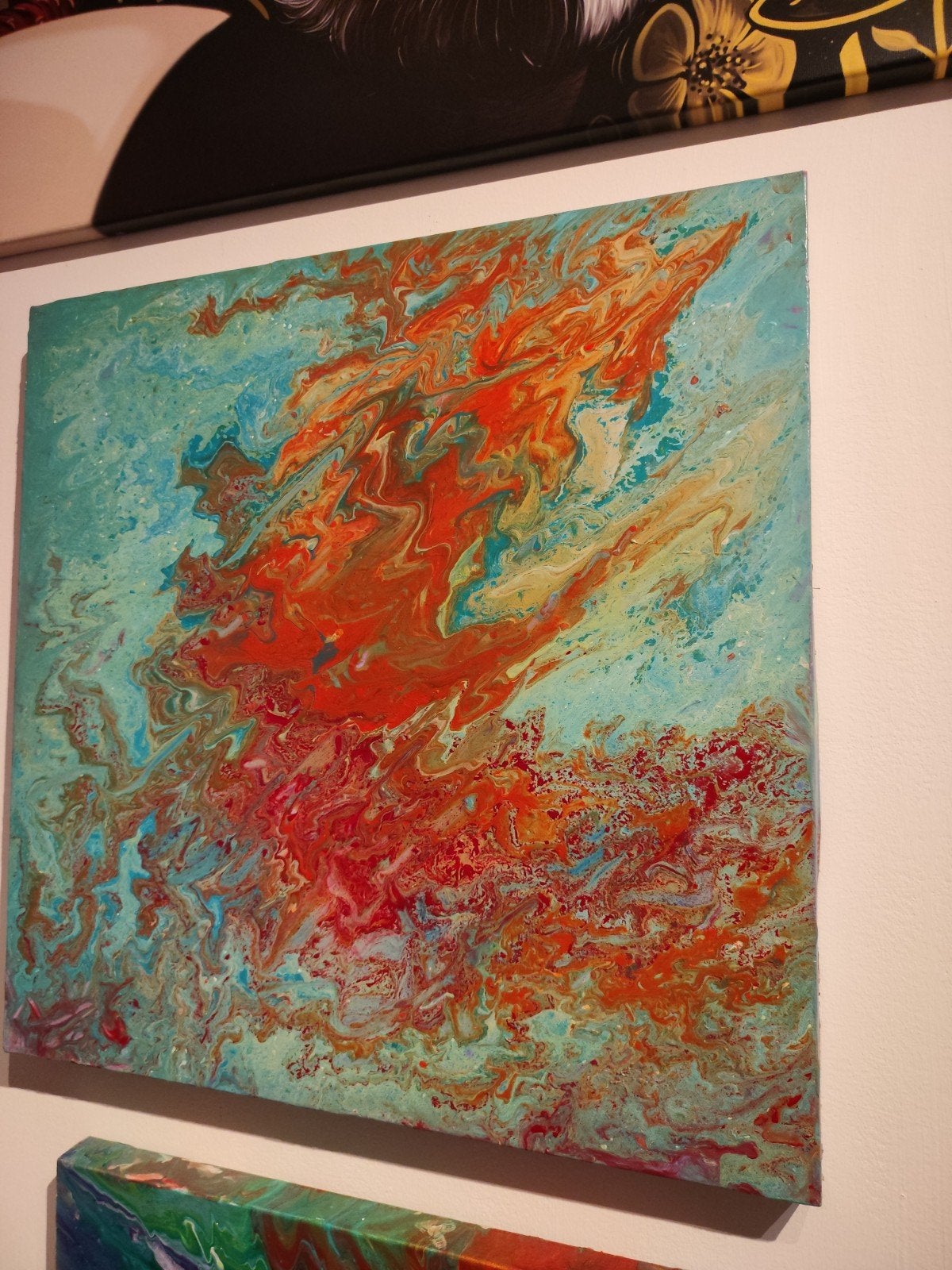 kunst, kunstwerk, art, painting, abstract, schilderij, Ophalen of Verzenden