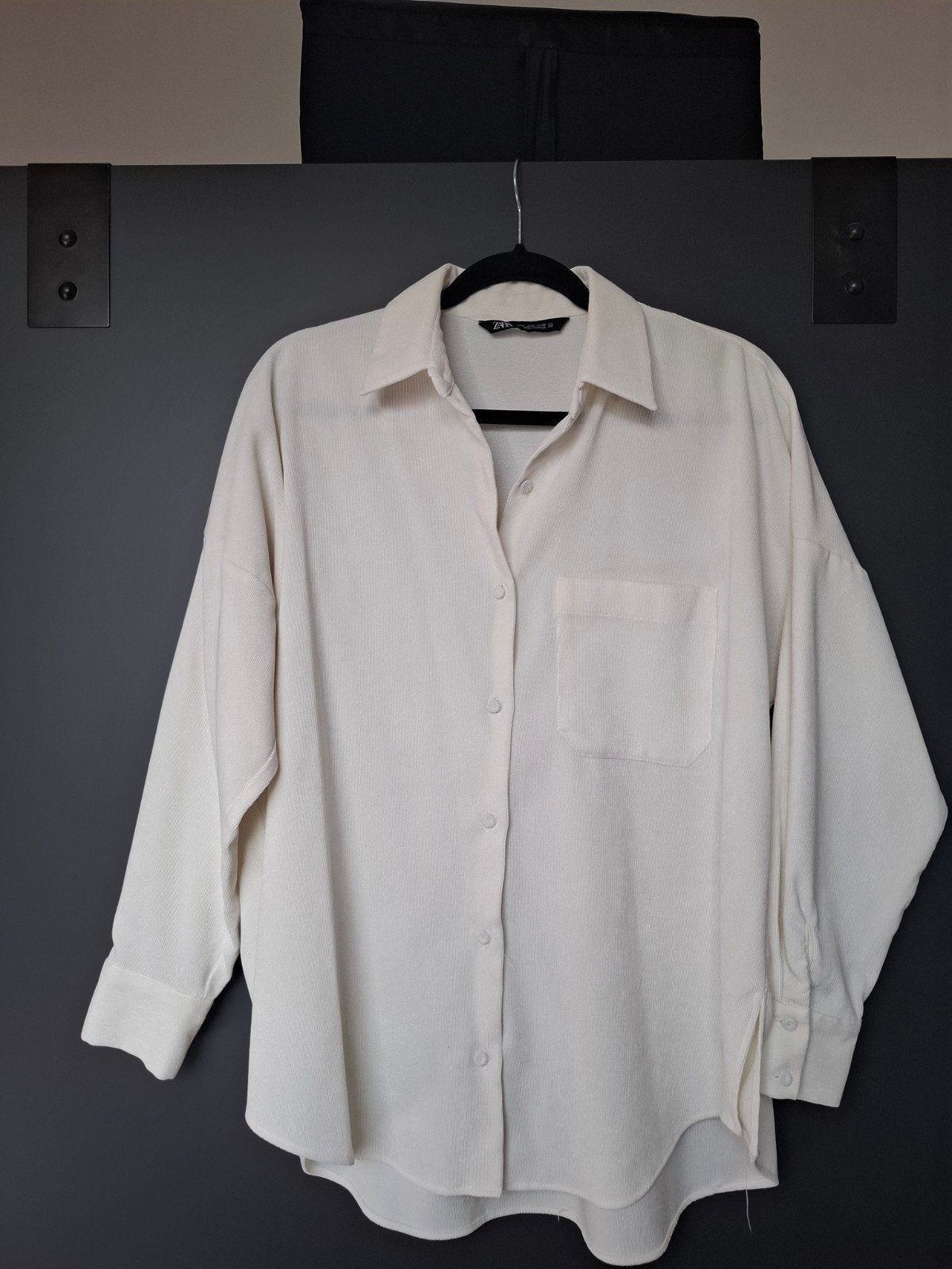 Oversized blouse, Verzenden, Maat 36 (S), Gedragen, Wit