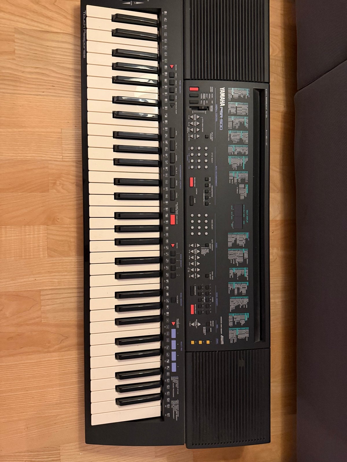 Yamaha PSR-500 Portatone Keyboard, Ophalen, Yamaha, Aanslaggevoelig, 61 toetsen
