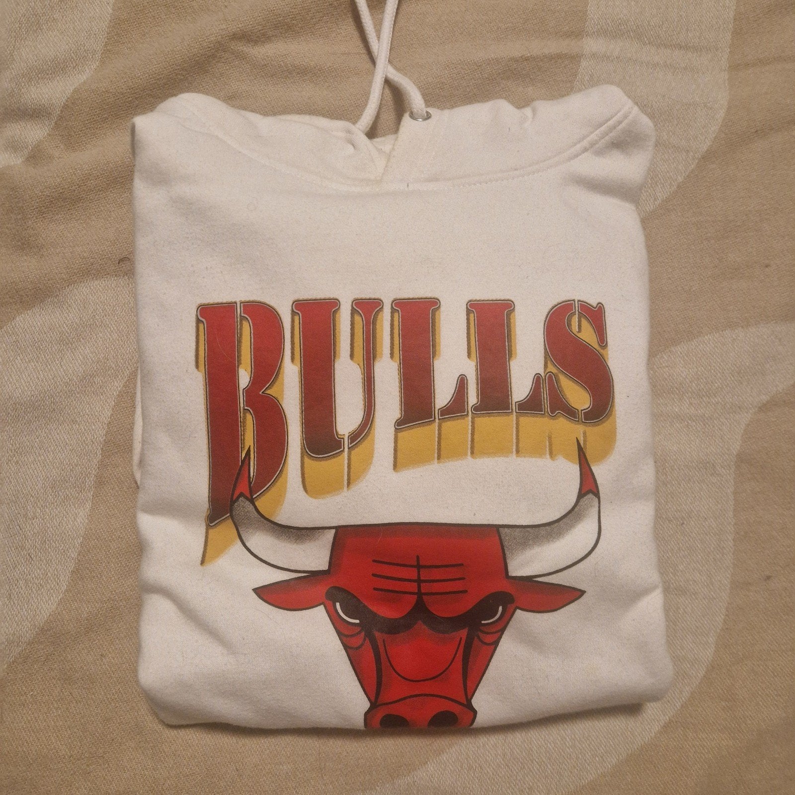 NBA Chicago Bulls hoodie - Maat M, Maat 48/50 (M), Wit, Gedragen, NBA